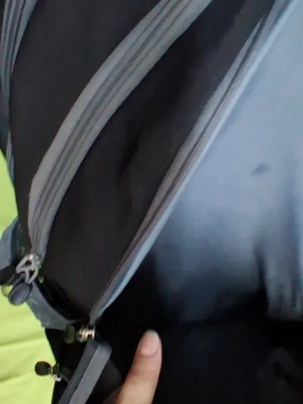 High Sierra Extra Large Tech Travel Backpack Black Grey